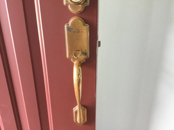 q how do you bring the shine back to brass door knobs