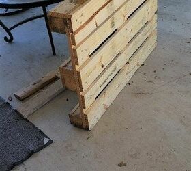 how to build a pallet table for the patio