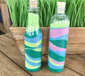 How To Make Mini Sand Art Bottle Decor Diy Hometalk