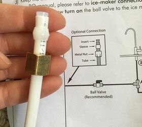 adding a second water line from a refrigerator to a coffee maker