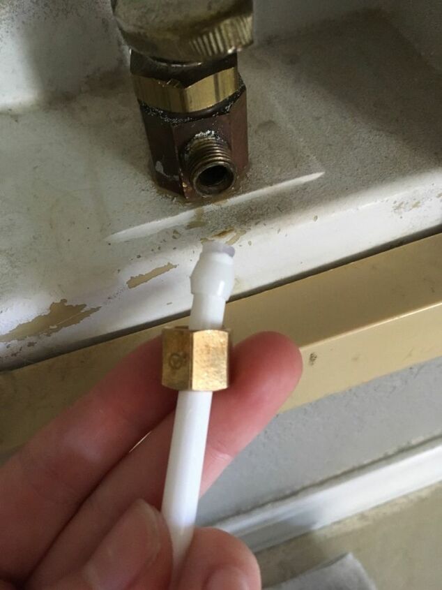 adding a second water line from a refrigerator to a coffee maker