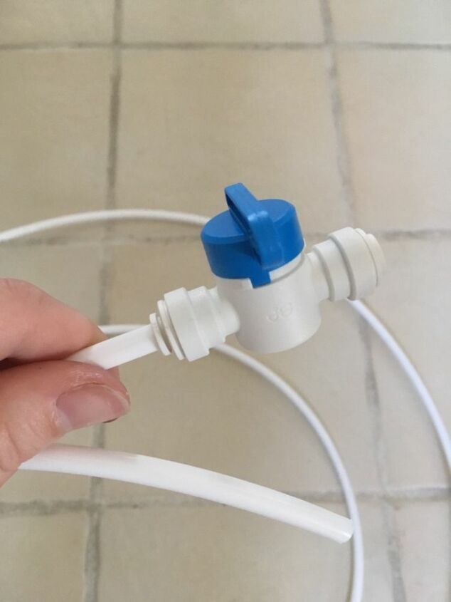 adding a second water line from a refrigerator to a coffee maker