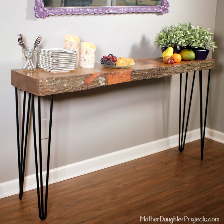 17 Natural Live Edge Wood Projects That Add Character Hometalk 17 Natural Live Edge Wood Projects That