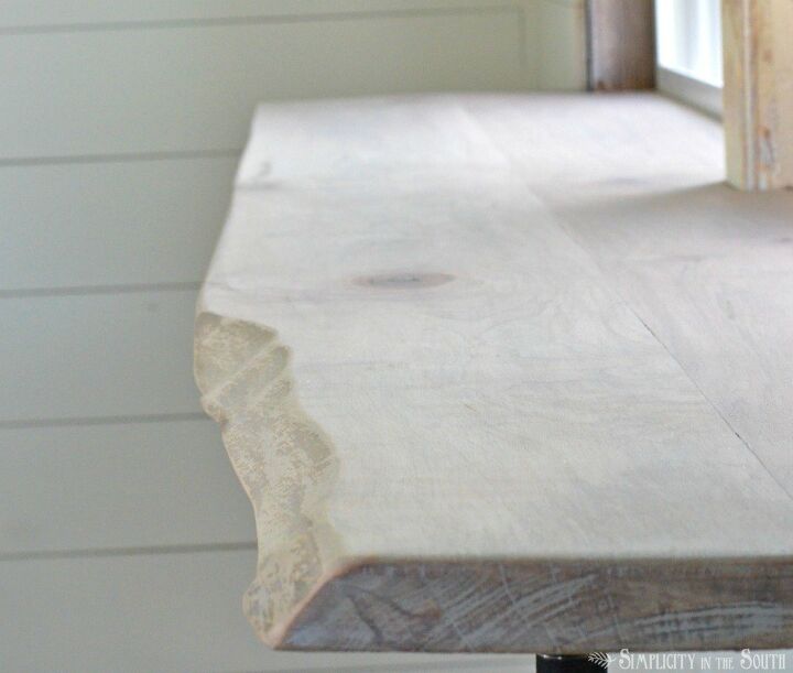 17 natural live edge wood projects to add authenticity to your home, Rustic Live Edge Wood Bar