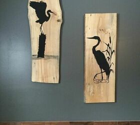 17 natural live edge wood projects to add authenticity to your home, Live Edge Birch Wall Art for Bathrooms