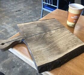 17 natural live edge wood projects to add authenticity to your home, Live Edge Myrtle Cutting Board for Culinary Masterminds