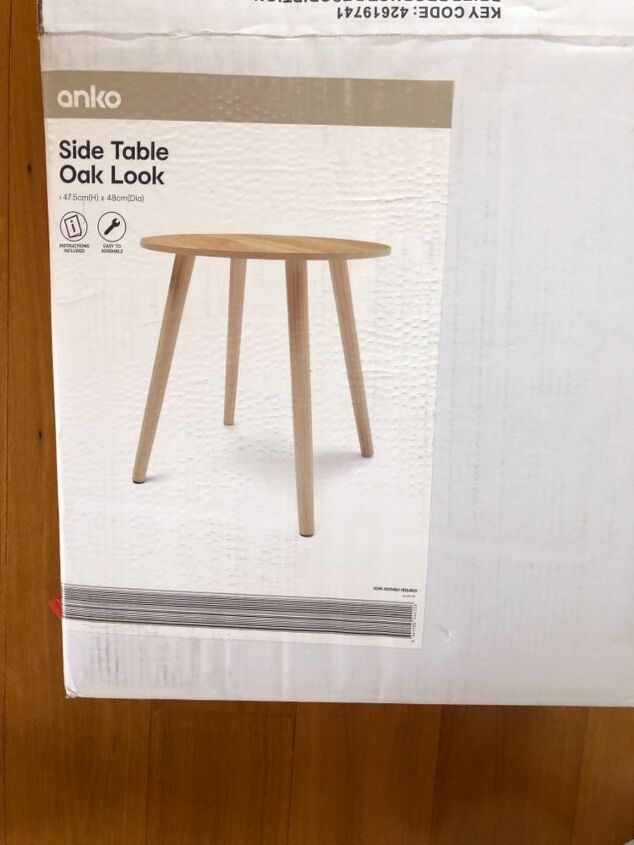 basket coffee table hack, Add a Top