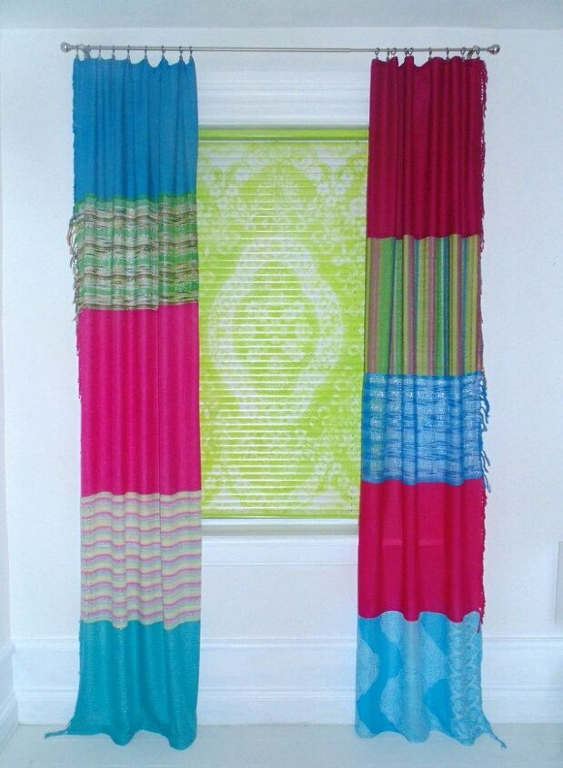 cmo hacer cortinas de bufanda sin coser