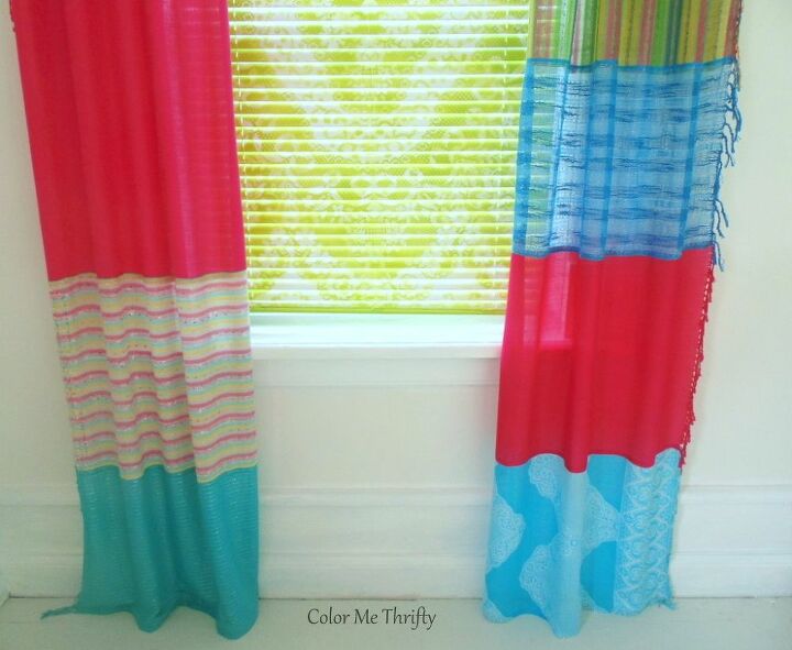 cmo hacer cortinas de bufanda sin coser