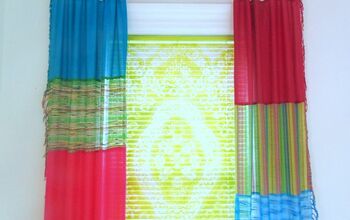 Cómo hacer cortinas de bufanda sin coser