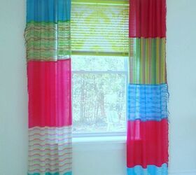 how to make no sew scarf curtains