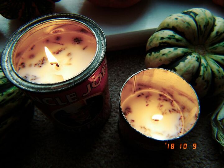 velas diy de latas velhas