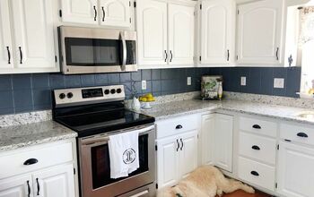 DIY Painted Backsplash
