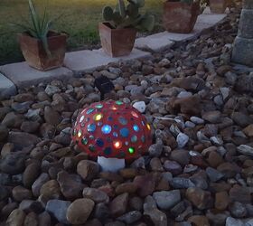14 bright ideas and projects to make your solar lights shine, Trippy Magic Mushroom Solar Light