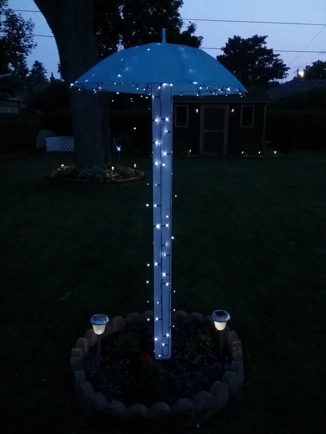 14 bright ideas and projects to make your solar lights shine, Unbelievable Umbrella Solar String Lights