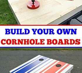 make your own cornhole boards