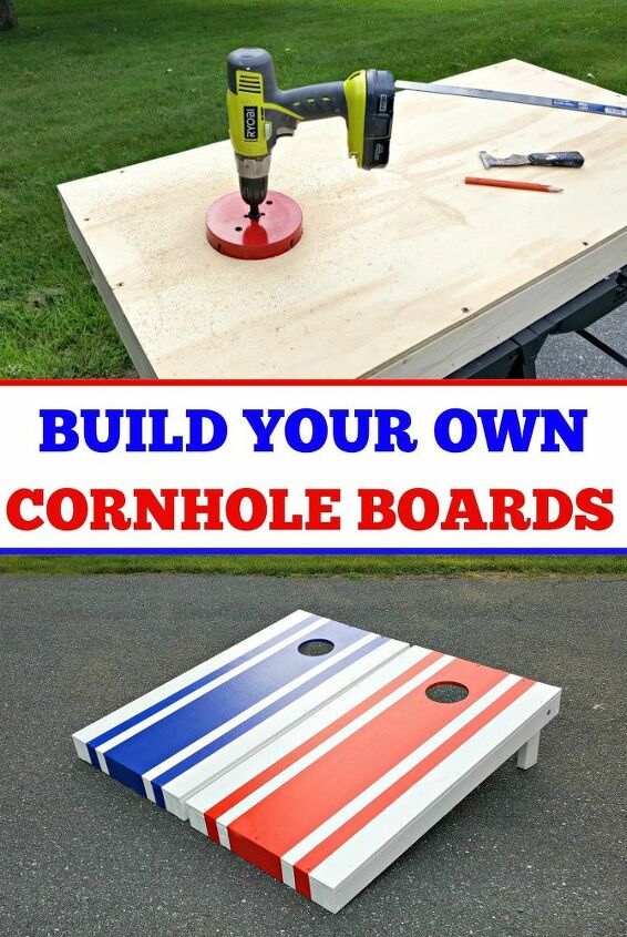 make your own cornhole boards