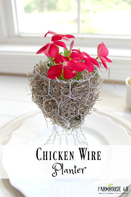 15 creative ways to use chicken wire inside and outside your home, A Great Gift Idea Using Chicken Wire