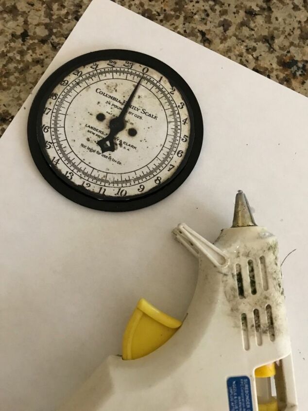 mini farmhouse dollar store scale