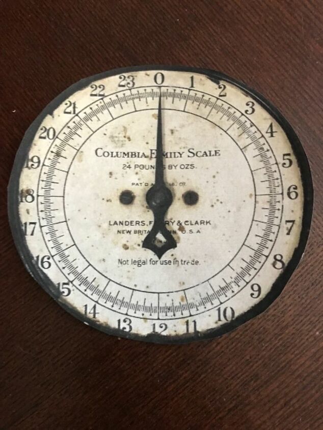 mini farmhouse dollar store scale