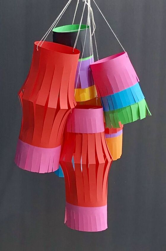 diy festive paper lanterns