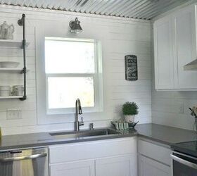modern farmhouse kitchen ceiling