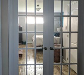 how to add privacy to french doors for only 13