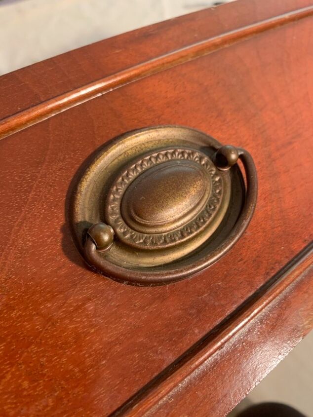 how do i clean antique brass drawer pulls