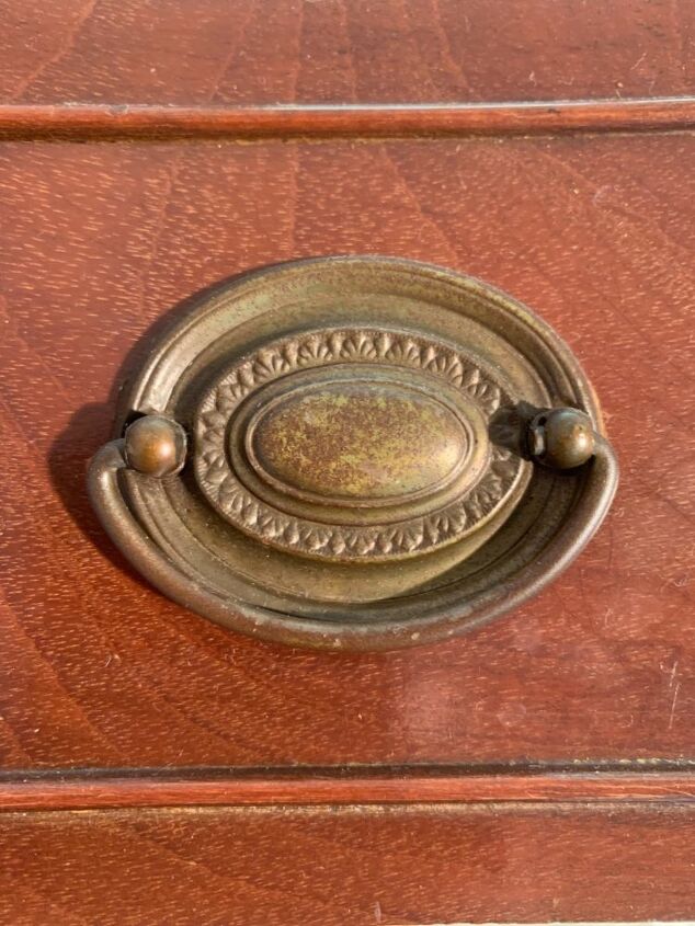 how do i clean antique brass drawer pulls