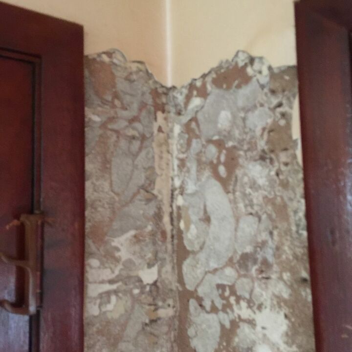 q how can i fix half a area that termites ate