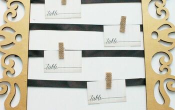 How to Create an Elegant Place Card Display