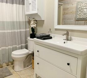 small bathroom makeover on a budget