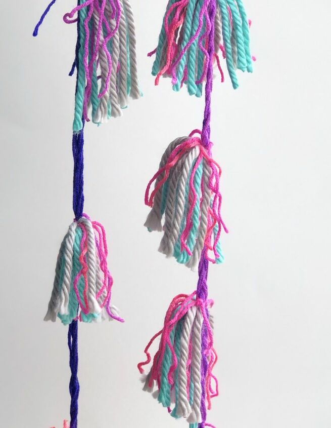 hanging tassel garland
