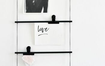 Cómo hacer una escalera minimalista para exponer arte y revistas