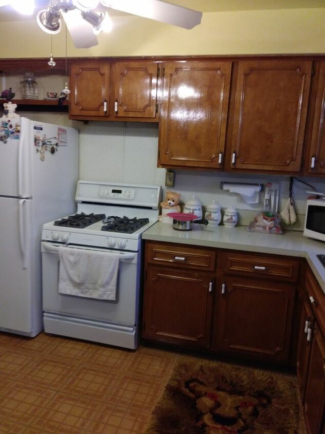 q is there any way that i can restain these cabinets myself