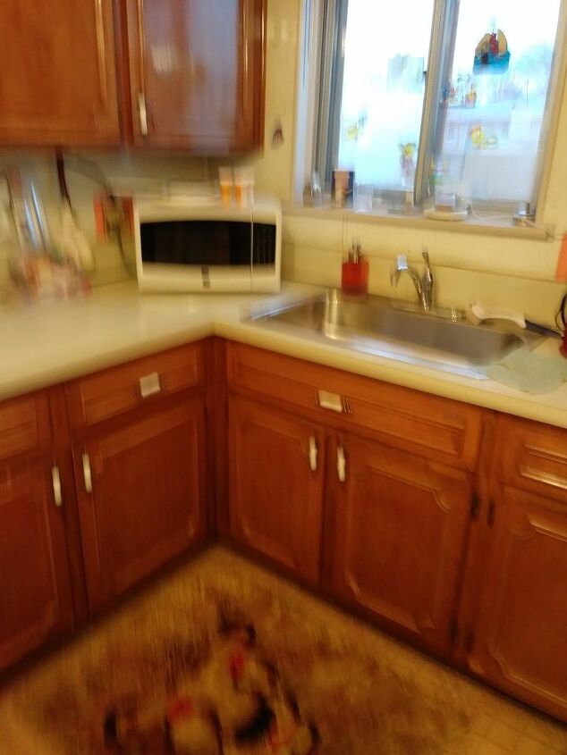 q is there any way that i can restain these cabinets myself