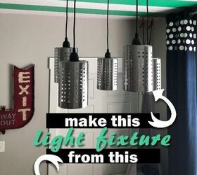 diy industrial light fixture
