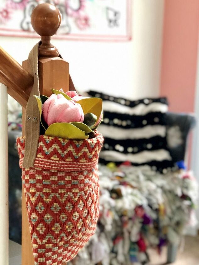 hanging rug basket