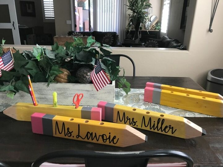 yearend teacher gift pencil organizer