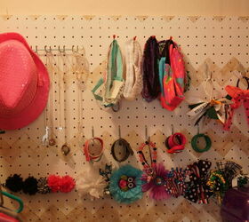 18 practical yet stylish diy pegboard ideas for the home, Handy Pegboard Hooks for Jewelry and Hair Accessories