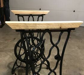 new top for a treadle sewing machine table
