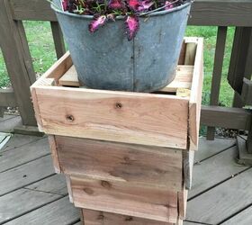Easy Planter From Cedar Fence Pickets