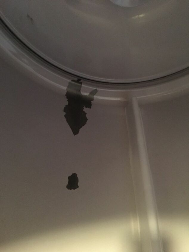 how do i stop the inside of my dryer from peeling