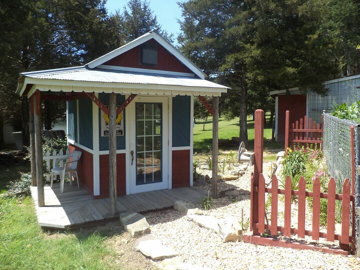 15 helpful homestead tips and tricks to make the most of your yard, A Gorgeous Garden Shed for Any Homestead