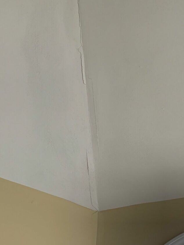 how to repair loose drywall tape on cathedral ceiling joints