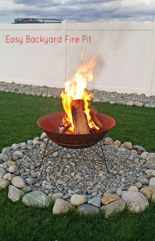 outdoor fire bowl diy