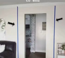 Tape off your doorway for a breathtaking update that'll save you so much money