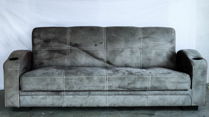 how to paint your old couch paint that acts like faux leather