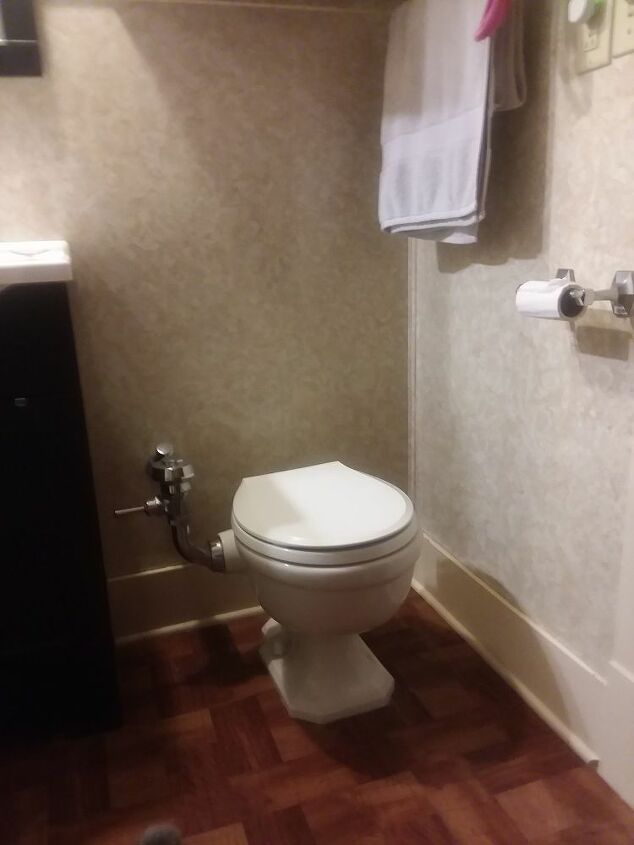 q how do i change this toilet to a tank toilet