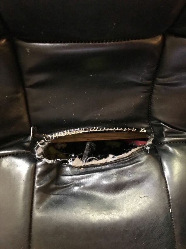 Repair A Faux Leather Chaise Tear, How To Patch Faux Leather
